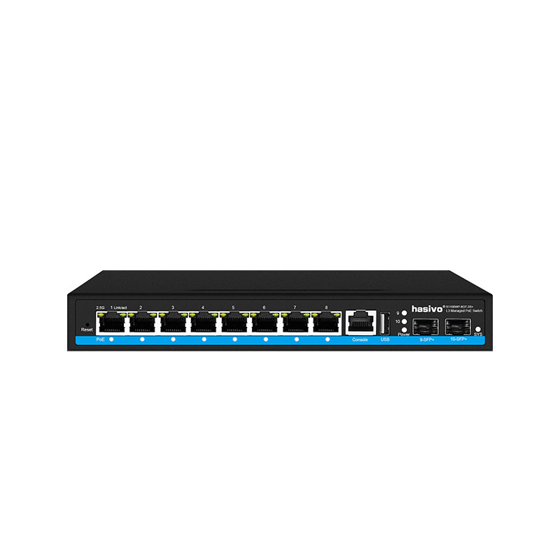 Sfp+ 10G Managed Switch 8 Port - 8 Port L3 Managed 2.5Gps PoE