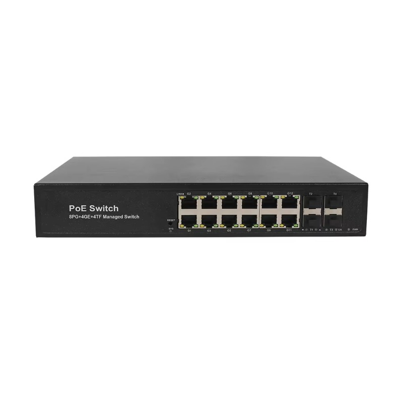 Sfp+ 10G Managed Switch 8 Port - L3 Managed PoE Switch with 8*10/100/1000M