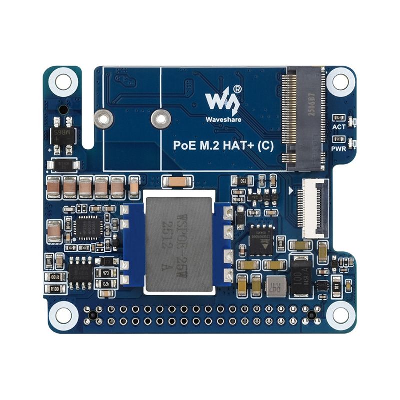Turing Pi 2 - Waveshare M. 2 HAT+ (C) Adapter