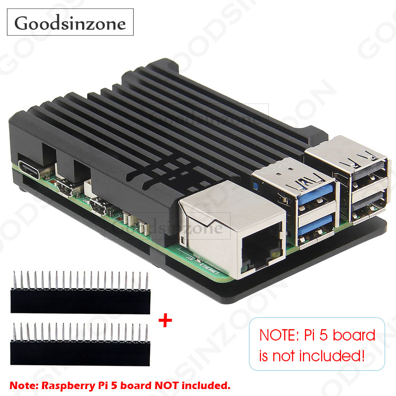Raspberry Pi 5 8Gb - Raspberry Pi 5 Aluminum Armor Case
