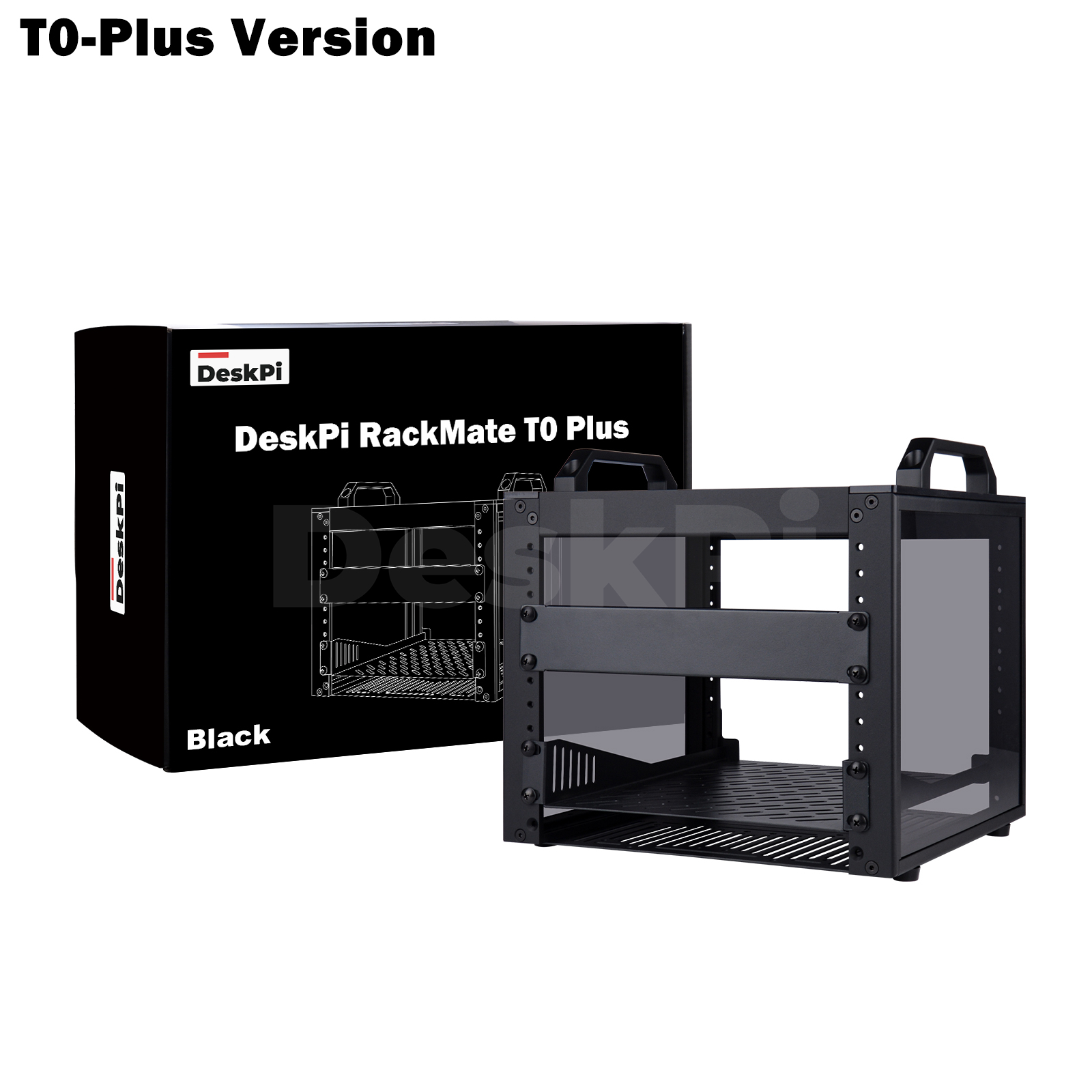 Deskpi Super6C - DeskPi RackMate T0-Plus Rackmount, 10-inch 4U