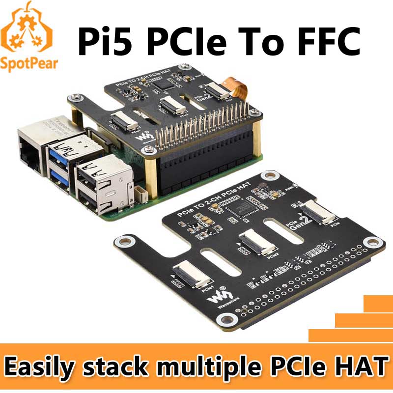 Turing Pi 2 - Raspberry Pi 5 PCIe to 2-CH