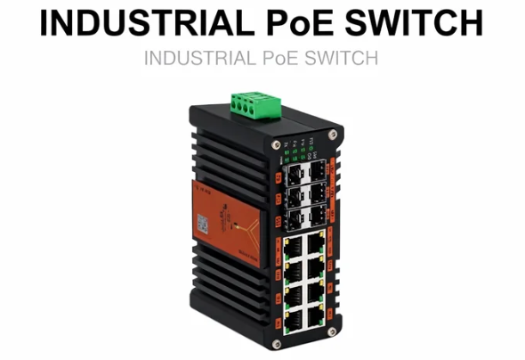 Managed Gigabit Poe Switch 8 Port 802.3At - Industrial L2+ Managed PoE Switch 8Port