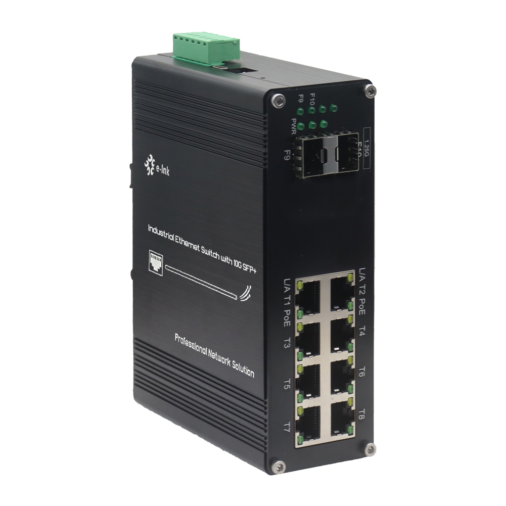 Managed Gigabit Poe Switch 8 Port 802.3At - Industrial 8 Ports L2 Managed Gigabit