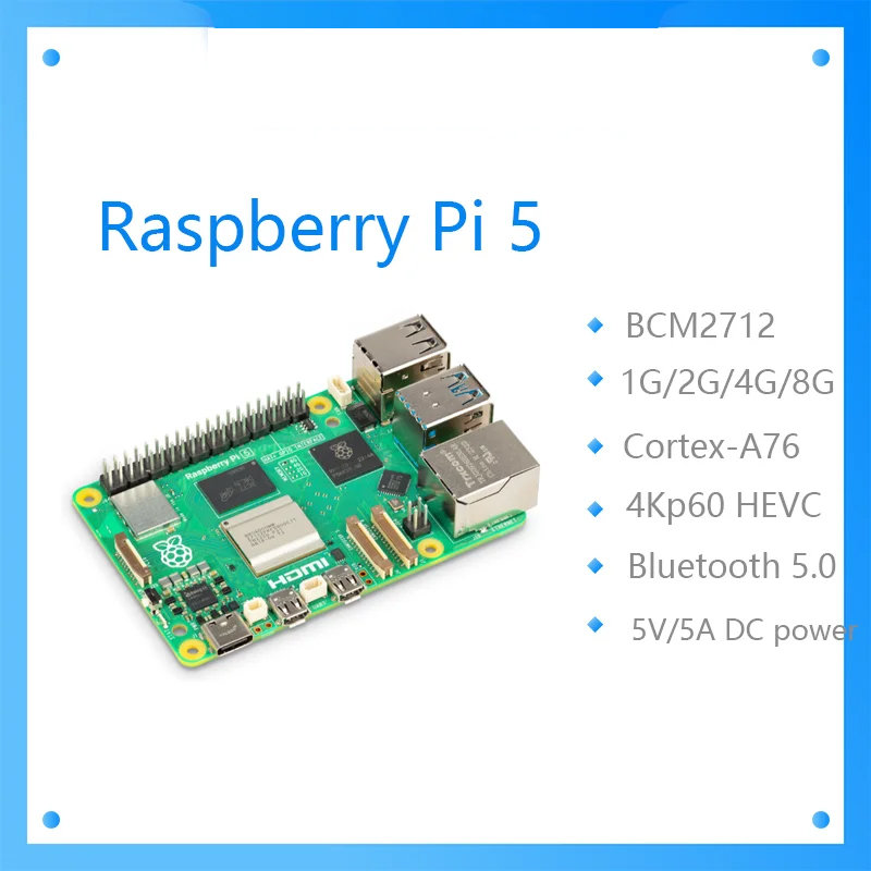 Raspberry Pi 5 8Gb - Official Original Raspberry Pi 5 Cortex-A76