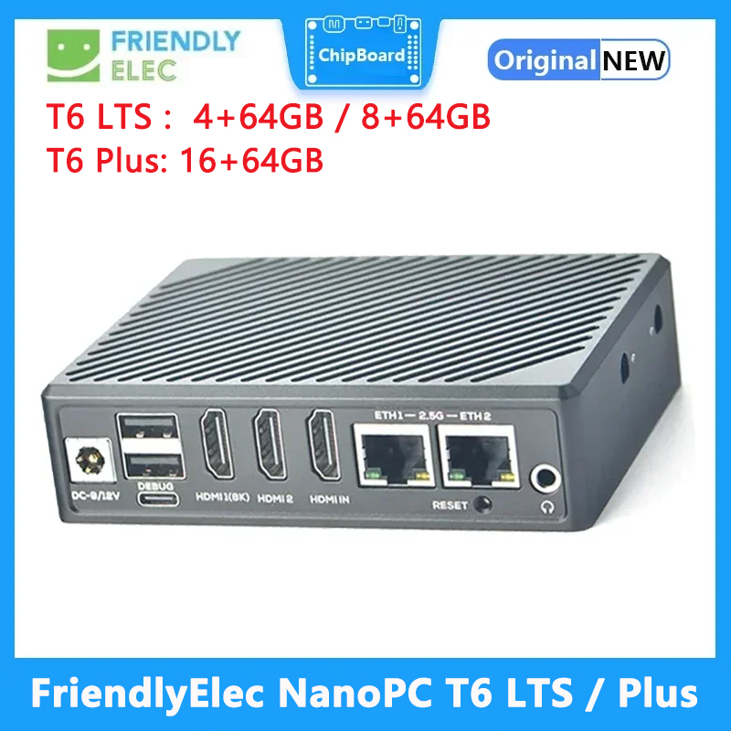 FriendlyElec NanoPC T6 LTS/Plu - Nanopc T6 16Gb recension och pris