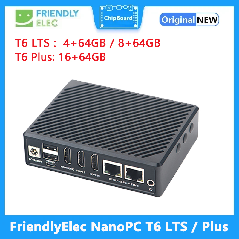 FriendlyElec NanoPC T6 LTS/Plu - Nanopc T6 16Gb recension och pris