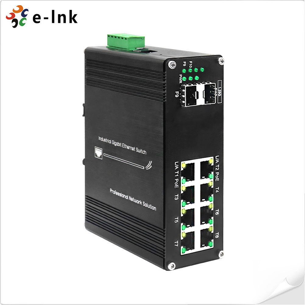 Industrial Managed 8-Port Giga - Managed Gigabit Poe Switch 8 Port 802.3At recension och pris
