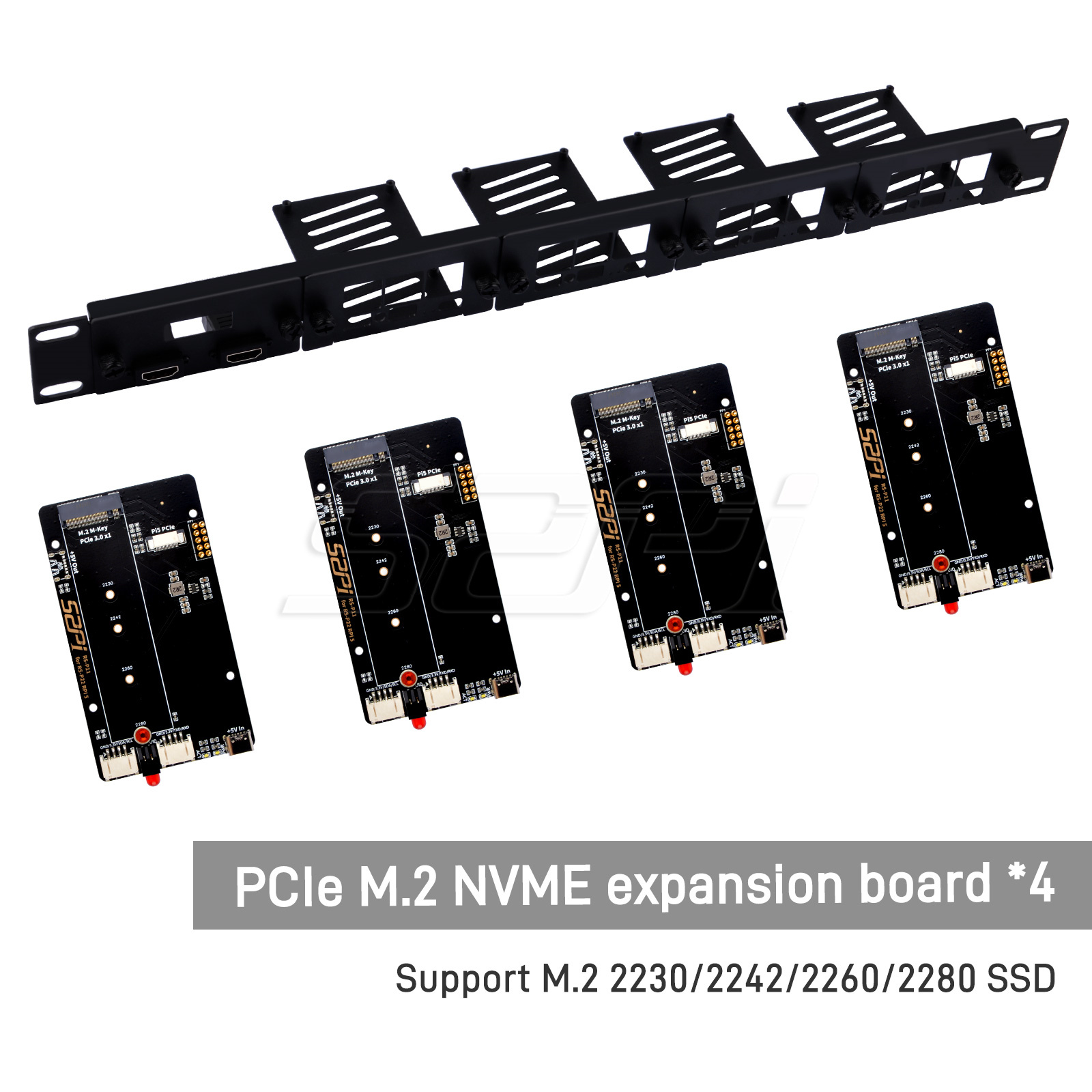 52Pi 1U Rackmount Steel Bracke - Deskpi Super6C recension och pris