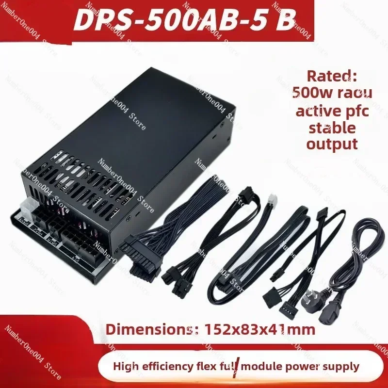 500W 80Plus Gold Flex ATX PSU  - Atx Power Supply 1U Flex 500W recension och pris