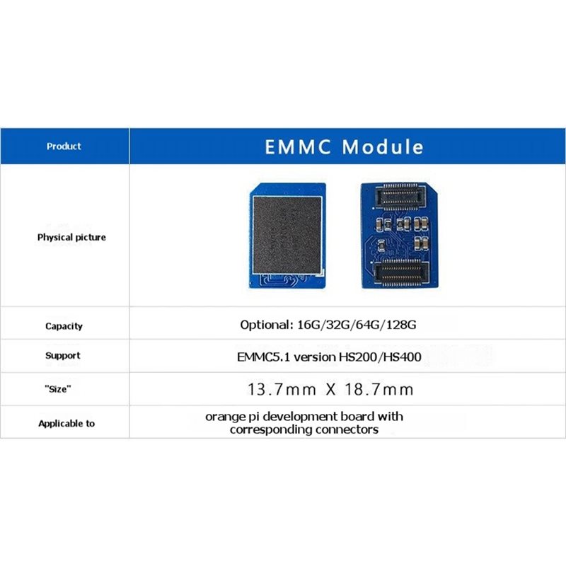 B04B-32GB EMMC Module For Oran - Orange Pi 5 Plus 32Gb recension och pris