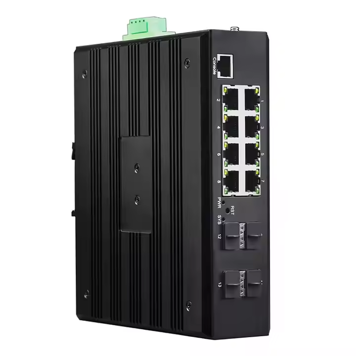 Industrial  L3 Managed 8-port  - Sfp+ 10G Managed Switch 8 Port recension och pris