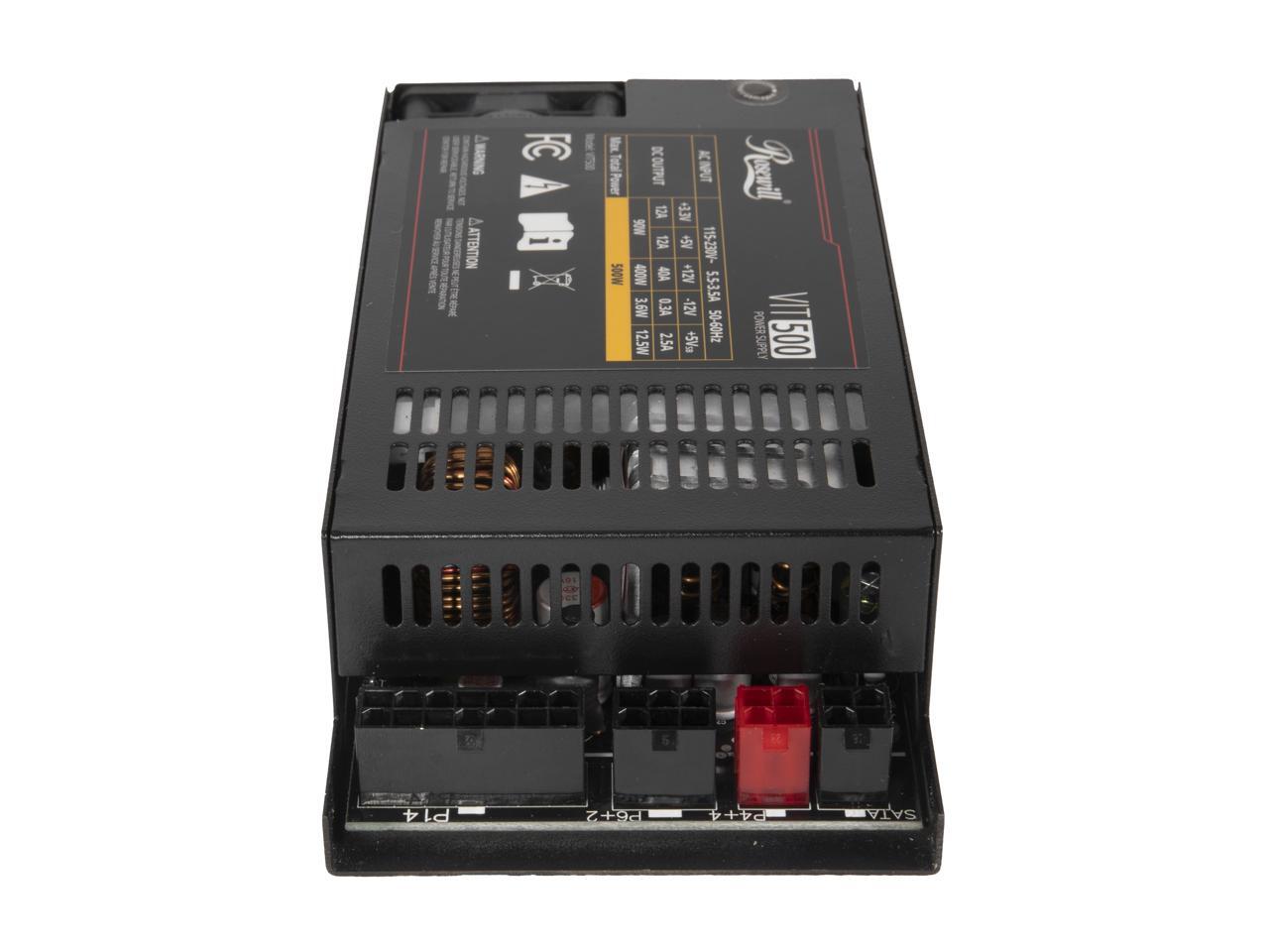 Rosewill VIT 500W, Mini ITX/Fl - Atx Power Supply 1U Flex 500W recension och pris