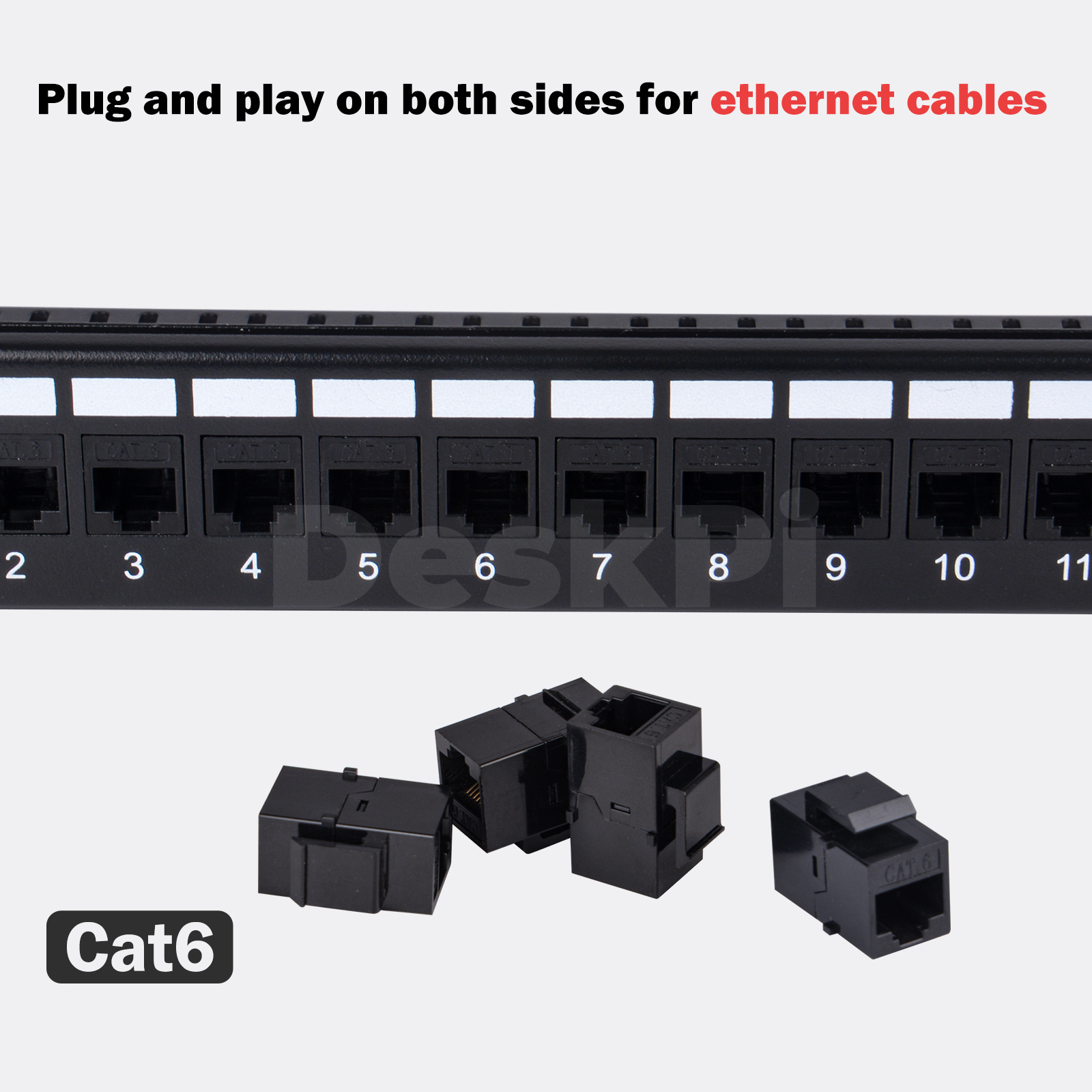DeskPi Rackmate 12 Port CAT6 K - Deskpi Super6C recension och pris