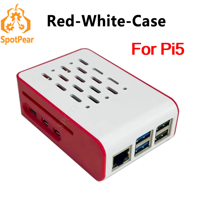 Raspberry Pi 5 Red-White cooli - Raspberry Pi 5 8Gb recension och pris