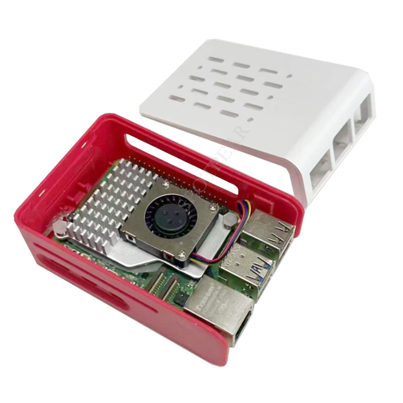 Raspberry Pi 5 Red-White cooli - Raspberry Pi 5 8Gb recension och pris