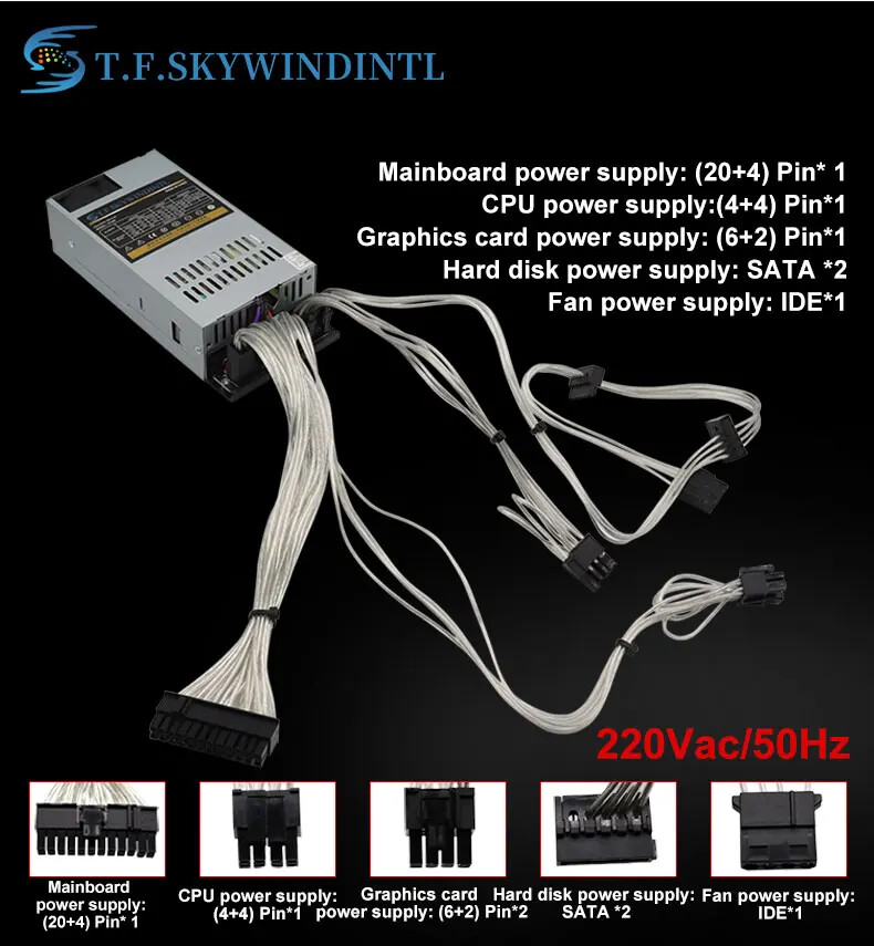 New Max 500W ATX Full Module 3 - Atx Power Supply 1U Flex 500W recension och pris