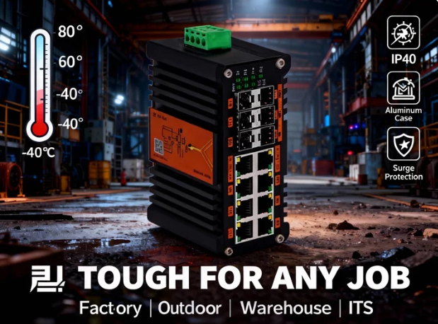 Industrial L2+ Managed PoE Swi - Managed Gigabit Poe Switch 8 Port 802.3At recension och pris
