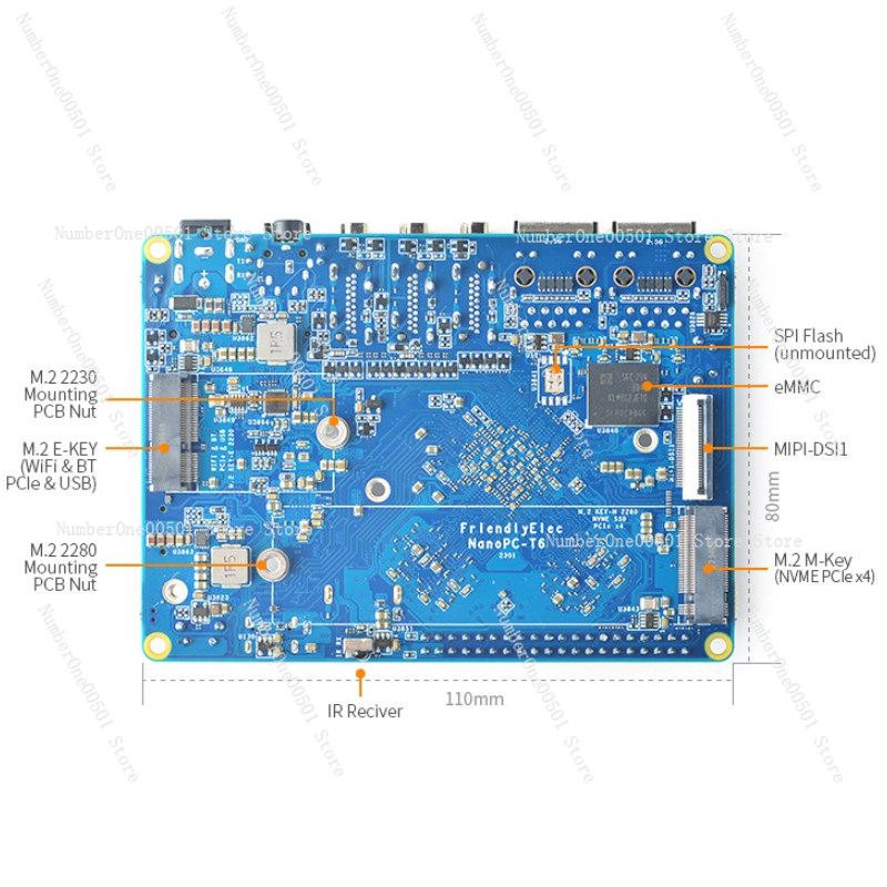 NanoPC T6 Development Board RK - Nanopc T6 16Gb recension och pris