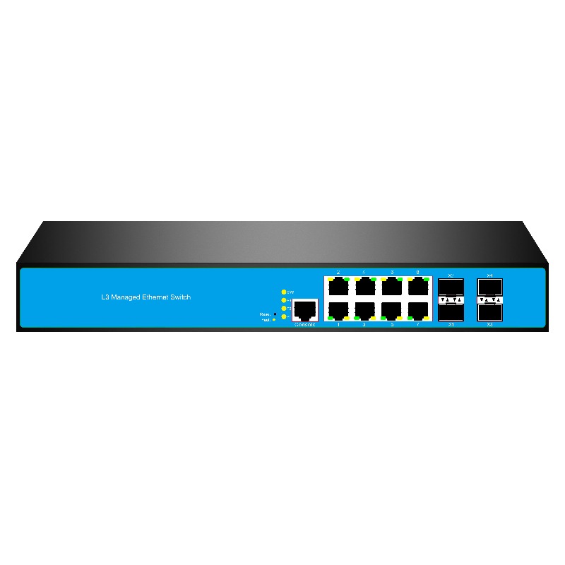 12-Port 8/PoE 4/10G SFP L3 Man - Sfp+ 10G Managed Switch 8 Port recension och pris