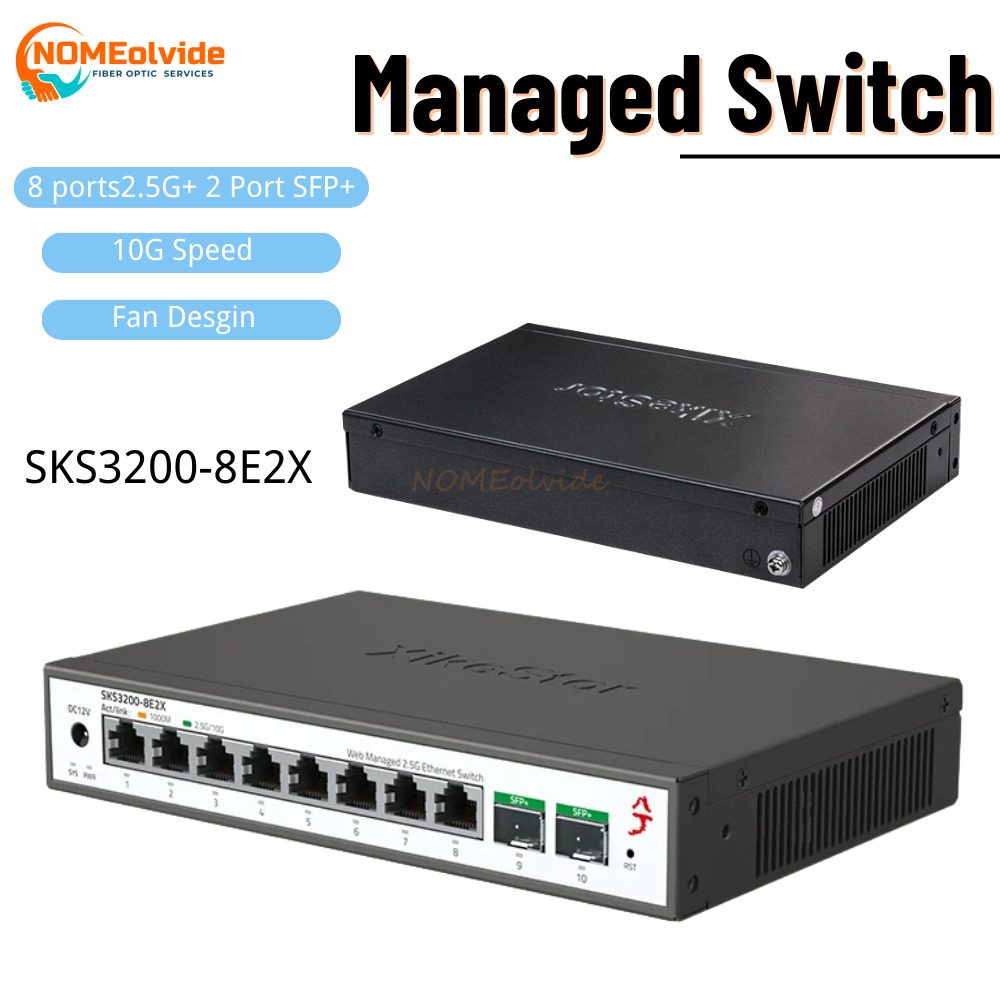 SKS3200 XikeStor 10 Ports L2 S - Sfp+ 10G Managed Switch 8 Port recension och pris