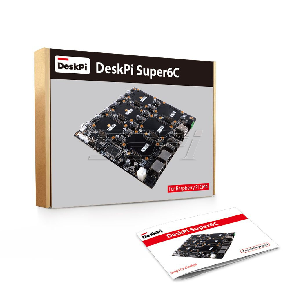52Pi New DeskPi Super6C Raspbe - Deskpi Super6C recension och pris