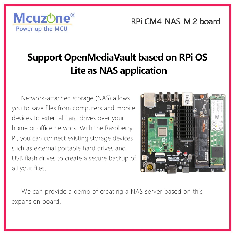 Raspberry Pi CM4_NAS_M.2 Board - Deskpi Super6C recension och pris