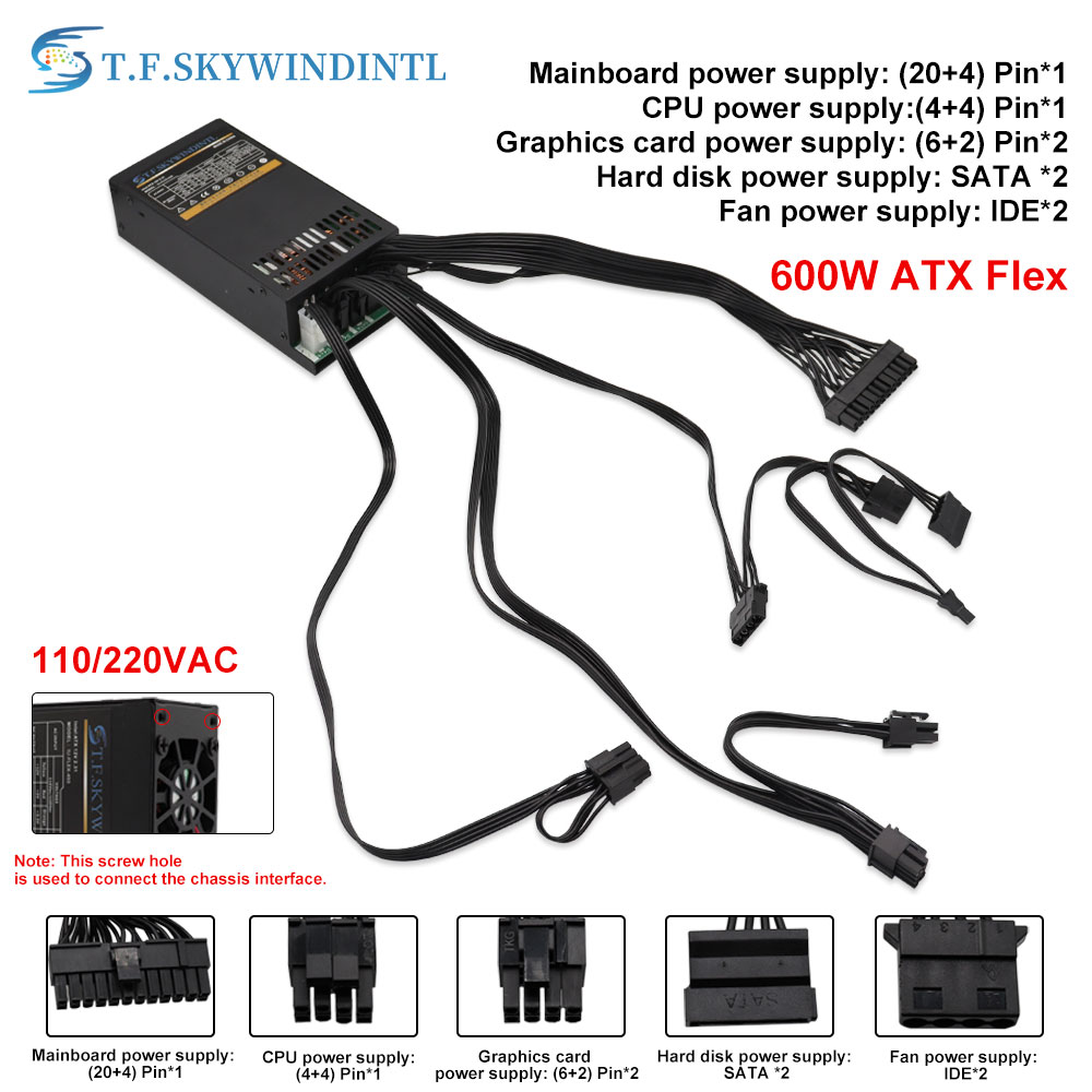 Flex 600W Modular Power Supply - Atx Power Supply 1U Flex 500W recension och pris