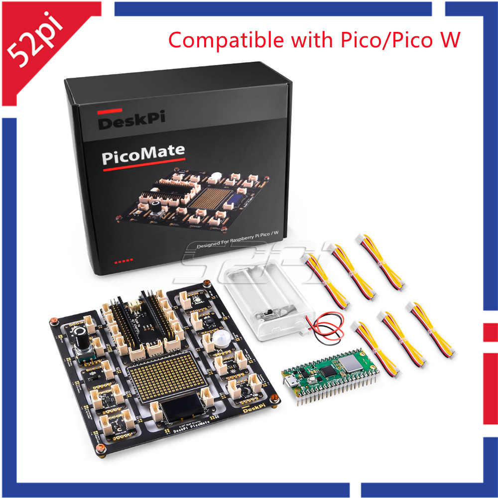New! 52Pi DeskPi PicoMate V1.0 - Deskpi Super6C recension och pris