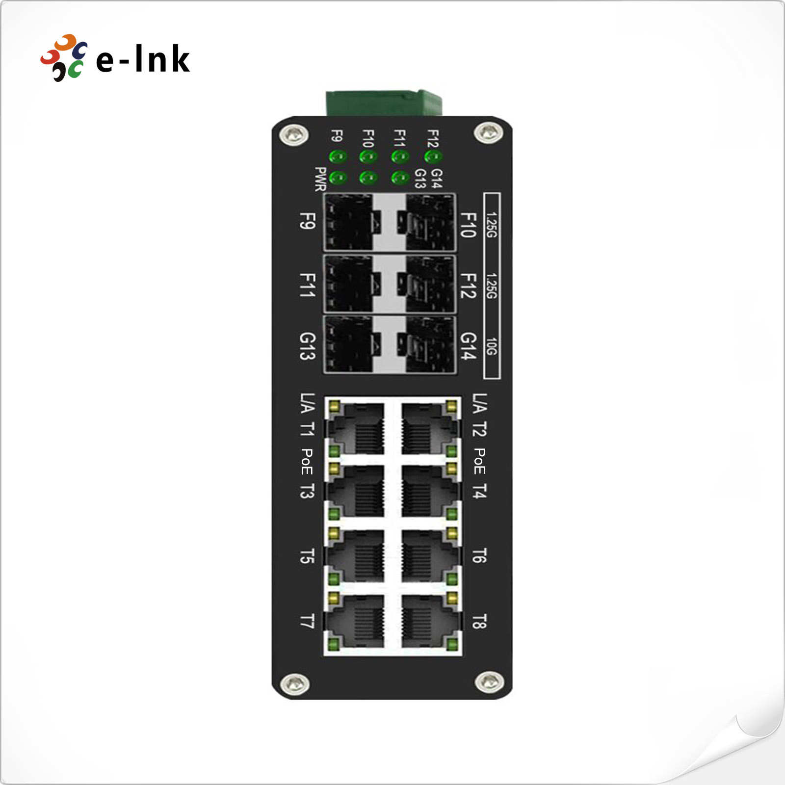Industrial Ethernet Switch Gig - Managed Gigabit Poe Switch 8 Port 802.3At recension och pris